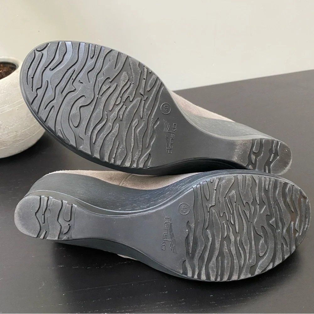 Dansko Rosalind Women's Grey Suede Wedge Shoes EU Size 40